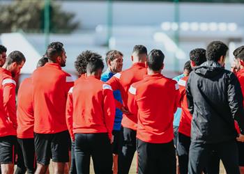 مران الأهلي تدريبات قوية لحراس المرمى وفايلر يحاضر اللاعبين