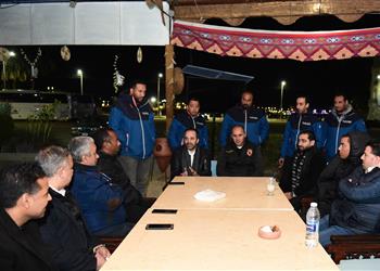 وفدا الأهلي واستادات يتفقدان فرع النادي بالأقصر