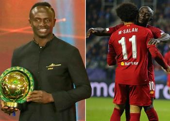 ماني يكشف ماذا قال له محمد صلاح بعد التتويج بجائزة أفضل لاعب في إفريقيا