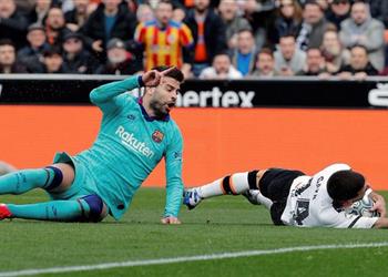 رقم سلبي لـ برشلونة لأول مرة منذ 2007 بعد الهزيمة أمام فالنسيا