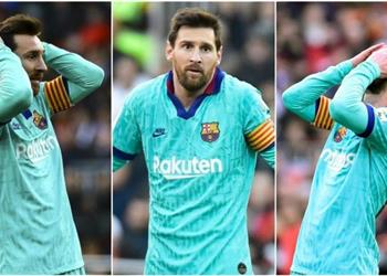 بعد سقوط برشلونة أمام فالنسيا ميسي يسجل أسوأ رقم له منذ عام 2017