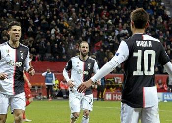 تشكيل يوفنتوس ضد نابولي رونالدو وديبالا وهيجواين يقودون الهجوم