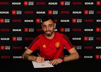 برونو فرنانديز رونالدو جعلني أحب مانشستر يونايتد وأعد الم شجعين بتقديم كل شيء