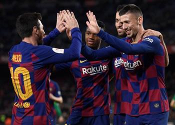 فيديو ميسي يواصل تألقه وي ضيف الهدف الخامس لـ برشلونة أمام ليجانيس بكأس إسبانيا