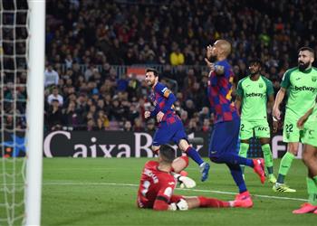 بالفيديو ميسي يتألق وبرشلونة يحسم تأهله لربع نهائي كأس الملك بخماسية في ليجانيس
