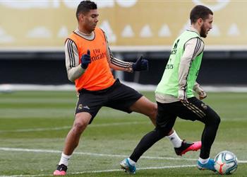 قائمة ريال مدريد لمباراة أتلتيكو مدريد هازارد وبيل يواصلان الغياب وعودة كاسيميرو