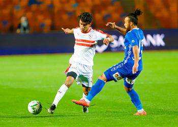 مدرب الزمالك يبرر لـ أحمد عيد سبب استبداله أمام أول أغسطس