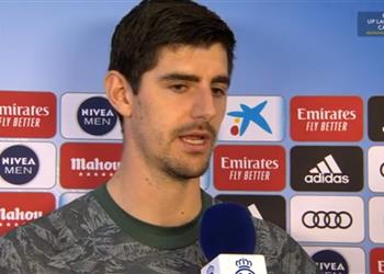 كورتوا توقع المنافسون أن نتعادل أمام أتلتيكو مدريد وموراتا لا يستحق ركلة جزاء