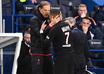 مبابي يدخل في نوبة غضب بسبب قرار توخيل ودي ماريا يعلق