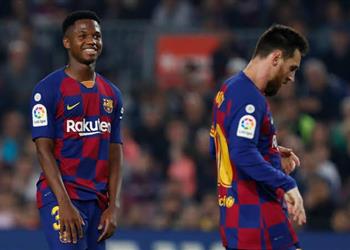 بالفيديو ميسي يصنع وفاتي يسجل هدفين في دقيقتين لـ برشلونة بين أقدام حارس ليفانتي