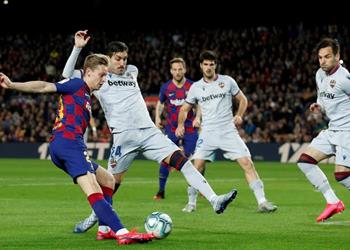 فيديو ليفانتي يقلص الفارق أمام برشلونة في الدوري الإسباني