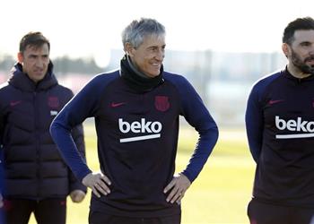 13 ناشئ ا يشاركون في مران برشلونة استعداد ا لمواجهة أتلتيك بلباو بكأس الملك