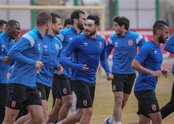 مران الأهلي انتظام ياسر إبراهيم وتدريبات في الجيم لـ فتحي وصالح وغياب أجاي
