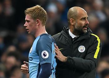 جوارديولا انتقال دي بروين لريال مدريد على فلورنتينو بيريز الاتصال بي