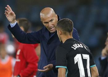 زيدان ي علق على الانتصار أمام ريال سوسيداد