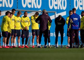 ميسي أحدهما صحيفة إسبانية تكشف عن بطلي المشاجرة في تدريبات برشلونة