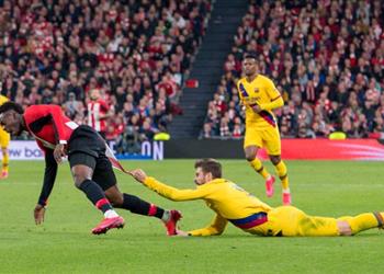 فيديو ويليامز عن إهانته لـ بيكيه في مباراة برشلونة وأتلتيك بلباو خططت لذلك لأنه كان في وضع صعب