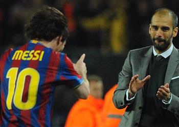 جوارديولا يكشف موقفه من ضم ميسي لـ مانشستر سيتي
