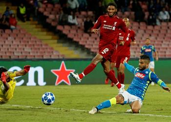 إنسيني نابولي أصبح شبح ا لـ ليفربول بسبب ما حدث في دوري أبطال أوروبا