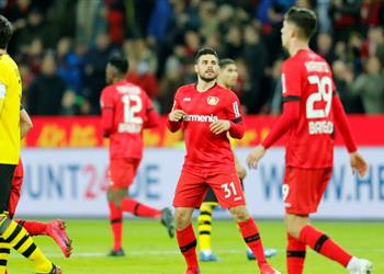 بالفيديو باير ليفركوزن يحقق فوزا مثيرا على دورتموند برباعية في الدوري الألماني