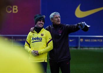 كيكي سيتين يلجأ لحيلة جديدة في تدريبات برشلونة