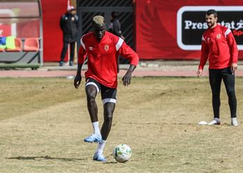 مران الأهلي برنامج بدني لـ بادجي وفايلر يدرس المصري بالفيديو