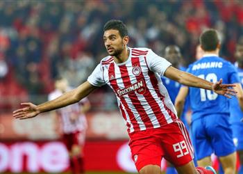 أحمد حسن كوكا ي علق على هدفه أمام لاميا وتأهل أوليمبياكوس لنصف نهائي كأس اليونان