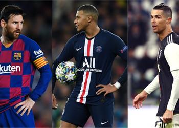 آس باريس سان جيرمان يغري مبابي براتب ميسي ورونالدو