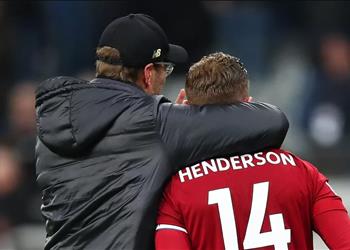 مستشهد ا بإصابة هندرسون في مباراة الريمونتادا ضد برشلونة كلوب نحن نلعب على أشواك الألم