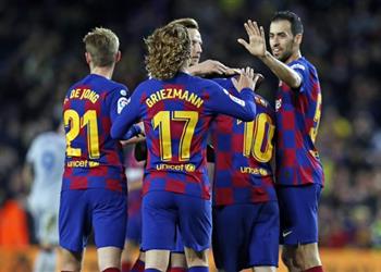 تشكيل برشلونة أمام خيتافي عودة بيكيه وميسي وجريزمان في الهجوم