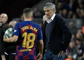 ألبا يتعرض للإصابة في مباراة برشلونة وخيتافي بالدوري الإسباني