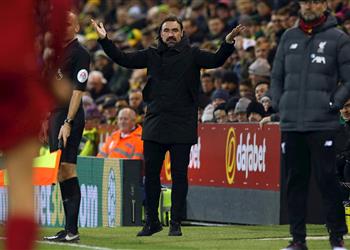 مدرب نورويتش كنا قريبين من تحقيق نتيجة جيدة أمام ليفربول قبل لحظة ماني السحرية