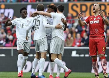 بايرن ميونخ يكتسح كولن برباعية في الدوري الألماني