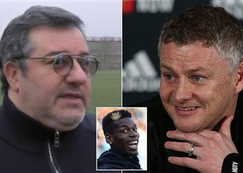 سولشاير يهاجم وكيل بوجبا هو لاعب في مانشستر يونايتد وليس لديك