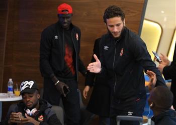 بالصور بعثة الأهلي تطير إلى الإمارات استعداد ا لـ الزمالك في السوبر المصري