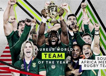 منتخب جنوب أفريقيا للرجبي يتفوق على ليفربول في جائزة لوريوس
