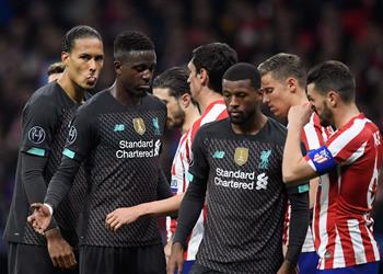 حارس ليفربول يهدد أتلتيكو مدريد قبل مباراة العودة اسألوا برشلونة عن أنفيلد