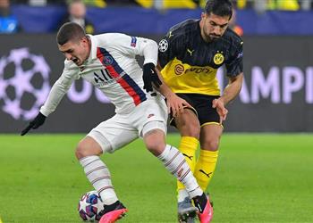 باريس سان جيرمان يفقد خدمات فيراتي أمام دورتموند في دوري أبطال أوروبا