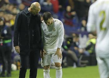 ريال مدريد يصدر بيان ا رسمي ا بشأن إصابة هازارد أمام ليفانتي