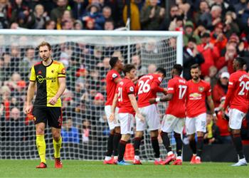 بالفيديو مانشستر يونايتد يكرم وفادة واتفورد بثلاثية في الدوري الإنجليزي