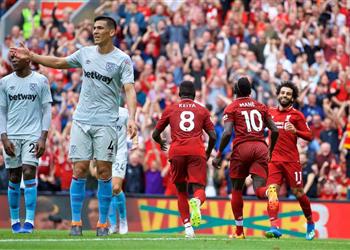 التشكيل المتوقع لمباراة ليفربول ووست هام في الدوري الإنجليزي اليوم