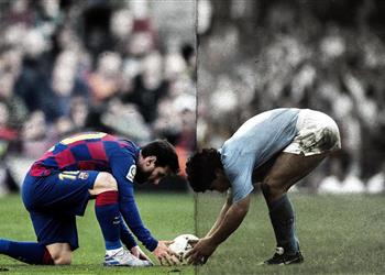 رئيس نابولي السابق أخبروني في برشلونة أن مارادونا سمين وبهذه الطريقة يمكنني اقناع ميسي لخلافته