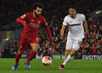 كلوب وست هام عانى من سوء الحظ في لقطة هدف محمد صلاح