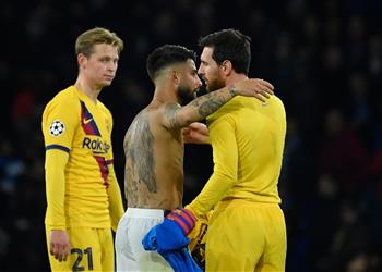 إينسيني كنا نستطيع تحقيق الفوز أمام برشلونة والحصول على قميص ميسي شرف