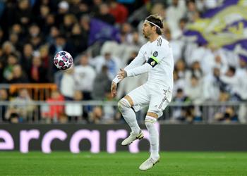 بالفيديو راموس يتلقى بطاقة حمراء في مباراة ريال مدريد ومانشستر سيتي