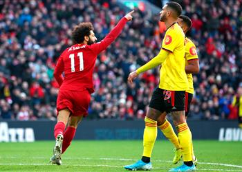 محمد صلاح ينتظر تحقيق إنجاز مميز في مباراة ليفربول وواتفورد