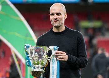 جوارديولا أداء أستون فيلا كان رائع ا وسعيد باللقب الثامن مع مانشستر سيتي