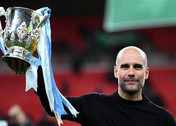 جوارديولا يشكر برشلونة وبايرن ميونخ ويؤكد هدفنا المركز الثاني في الدوري الإنجليزي