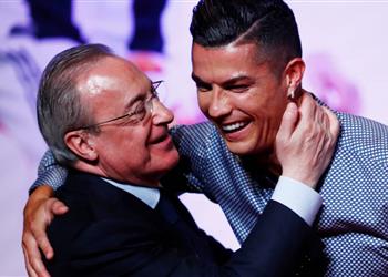 ماركا رونالدو رفض الجلوس بجانب رئيس ريال مدريد ولم يشاهد هدف ماريانو في الكلاسيكو