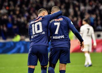 فيديو مبابي يقود باريس سان جيرمان لدهس ليون بخماسية والتأهل لنهائي كأس فرنسا